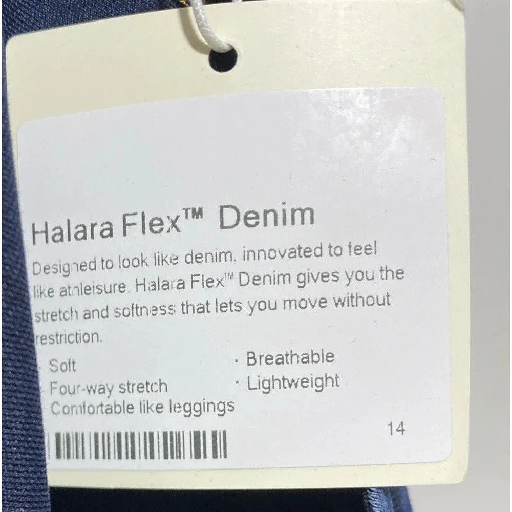 Halara Flex Denim Jeans Womens 2X Blue Medium Wash Relaxed Wide Leg Stretch Plus
